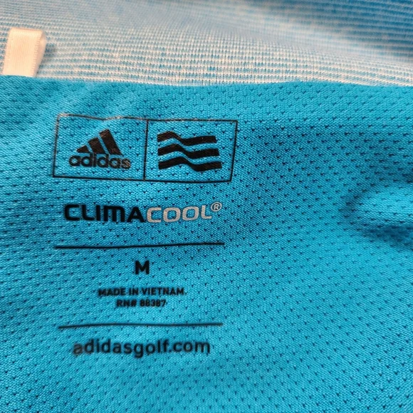 Adidas Golf Skort Teal Blue Tennis Skirt Sz Medium Climacool Stretch Solid Logo - Picture 7 of 11